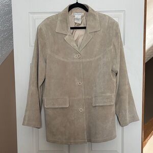 Washable Suede Blazer